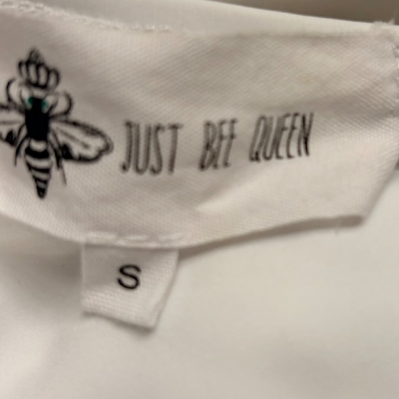 Just Bee Queen White Cut-Out One-Shoulder Dress Size S Designer Resort Wear - Picture 6 of 6